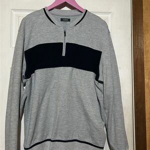 Alfani Gray and Black Men's Sweater